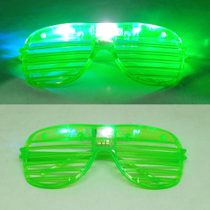 Indo - Kacamata Lampu LED Luminous / Kacamata LED Colorful / Kacamata Pesta Party / Kacamata Lampu Neon Led / Kacamata DJ
