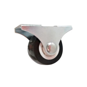 White / Black Nylon Caster Wheel Fixed Replacement Drawer Pulley (Size: 1 Inch )