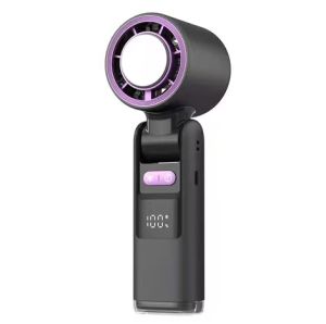 ✅100% Original UME Portable Cooling Fan K801 100 Gear Speed Turbo Mini Fan 4000mAh Battery with Digital Display