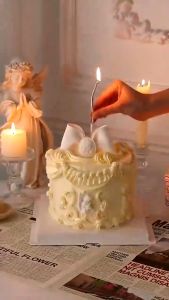 6PCS Metallic Color Spiral Candle Birthday Party Use Multi-purpose Curved Non-fading