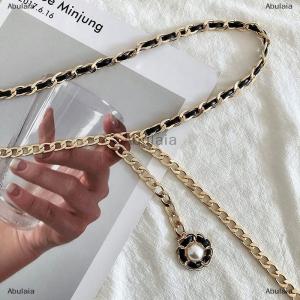 [COD] Abulaia Chain Belts For Women Punk Style Metal Dress Decoration Waist Chain Ladies Luxury Designer Clothing Accessories