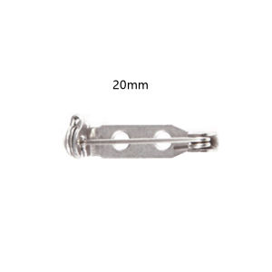 100Pcs 20/25/30mm Perforated Brooch Pins DIY Handmade Jewelry Brooch Base Pin