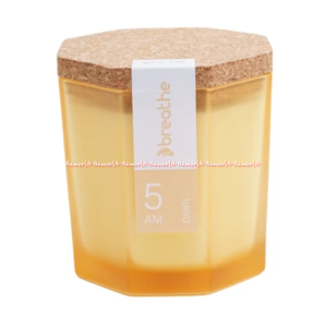 Breathe 198gr Bergamot Fruity Dusk Aromatheraphy Candle Cyclamen Mandarin Dawn Mudah Praktis Dilengkapi Toples Kaca