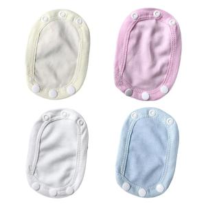 4 cái/gói tã Extender mềm bông bộ áo liền quần trẻ em mở rộng tấm an toàn T3 nhựa Snap điều chỉnh cho quần áo trẻ em