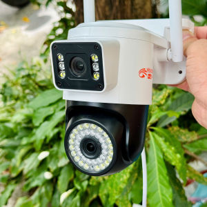 Camera YOOSEE 2 Mắt Mới Nhất 2025 PRO 15.0MPX Xoay 360 Độ- Xem 2 Vị Trí Khác Nhau Trên 1 Camera- Đàm Thoại 2 Chiều- Báo Động Chống Trộm- Ban Đêm Có Màu- Wifi Không Dây Ngoài Trời