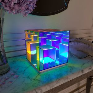 ⭐[SG SELLER]⭐ Table Lamp / RGB Cube / Pyramid Table Lamp / Table Ornaments / NOXU