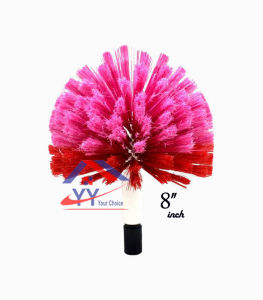 Cleaning Cobweb Brush/Cobweb Duster/Ceiling Round Brush Head/Spider Web Duster(Head Only Kepala Sahaja)/Penyapu Sawang Bulat Brus/Cobweb Brush Berus Sawang Desaku Use For Cleaning/Sapu Sawang Bulat/ Twist-On Cobweb Duster(Soft Bristles) For Indoor & Outdo