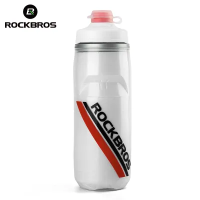 ROCKBROS Cycling Insulated Water Bottle 620ml PP5 Material Outdoor Sports Fitness Running Riding Camping Hiking Portable Kettle