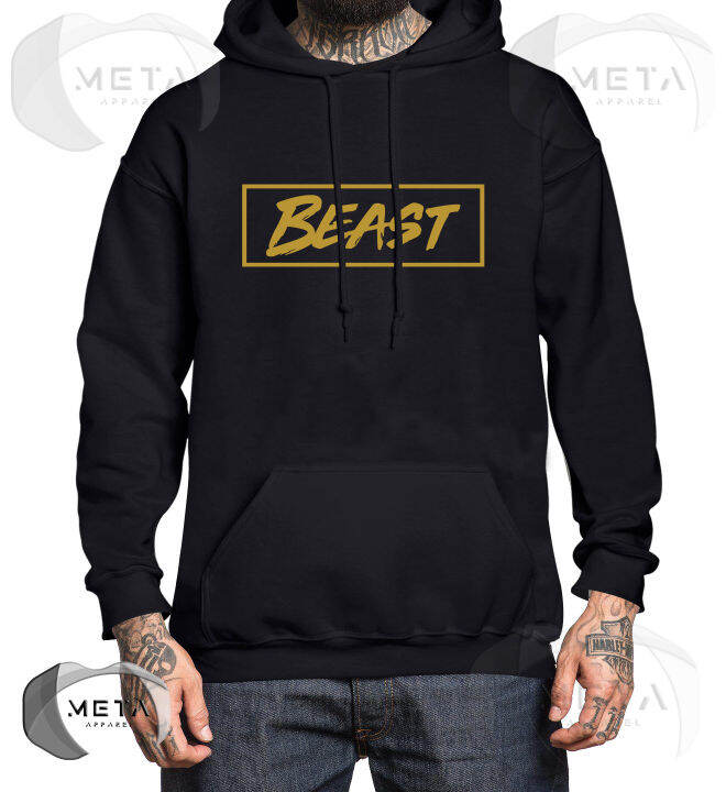 Mr beast black discount hoodie