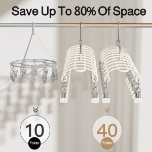 Drying Rack Corrosion Resistance High Space Utilization Non-marking and Non-slip Quick Fixing