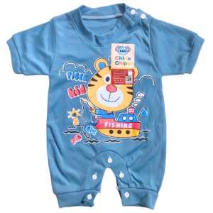 Chipu Baby Baju Jumper Romper Bayi Laki laki Perempuan 0-5 Bulan Bahan Lembut Motif Lucu