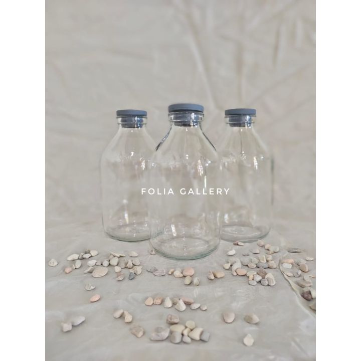 Frame Botol Infus Botol Kaca 250ml-Botol ASI - Botol Infus - Botol Jamu - Botol Ikan ...