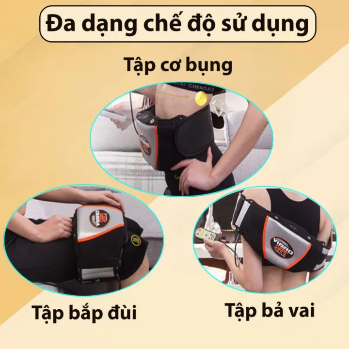 Đai massage giảm mỡ bụng Vibro Shape