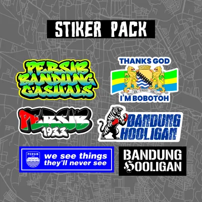 [Stiker Pack] PERSIB BOBOTOH NW CASUAL