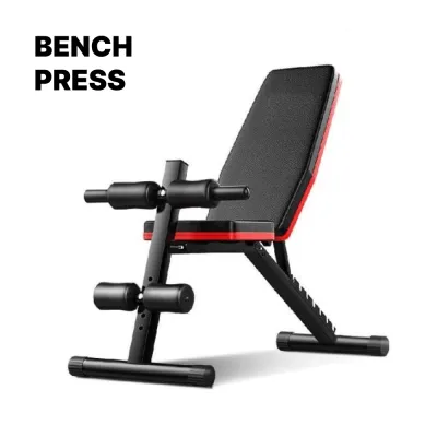 TaffSPORT Alat Fitness Gym Abdominal Perut Bench Press Foldable - AD-23 | Kursi Gym TaffSPORT | Bench Press Lipat | Latihan Perut | Peralatan Fitness | Multifungsi|