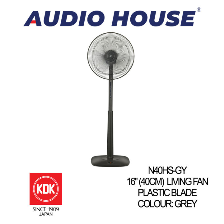 KDK N40HSGY 16INCH 40CM LIVING FAN PLASTIC BLADE (GREY) ***1 YEAR