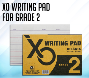Risefully XO Writing Pad Intermediate Grade 1234 80 Leaves 5&10 Pads Bundle