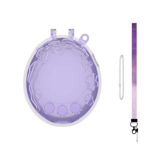 NEXTYOO Crystal PC Vỏ bảo vệ Trong suốt có dây đeo Vỏ trong suốt Chống trầy xước Vỏ cứng Cho Thiên đường Tamagotchi Phụ Kiện Trò Chơi Thú Cưng Ảo