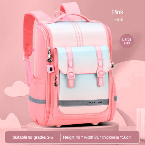 milu Internet Hot High-End Large Capacity Primary School Bag Spine Protection Burden Alation Backpack 1-3- 6 Grade Childrens Schoolbag