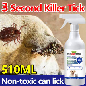 Anti tick and flea for dogs 510ML Tick and flea spray dog anti tick and flea for ticks and fleas remover pet spray Plant formula for cats and dogs Pet skin care Harmless and lickable Anti ticks and fleas for dogs Pet insecticide spray