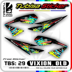 Sticker Striping Variasi Vixion Lama/Old - Stiker Striping Variasi Motor Vixion Lama/Old. TBS.29