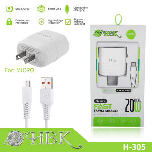 20w Pd to 30w Pd Universal Wall Charger Set For Andriod V8 Type-C and For Iphone ios Fast Travel Charger Sale h305 h306 h307