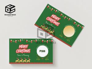 Madebymae Surprise Christmas Gift Scratch Card | sold by 10s