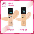 Kem Nền Maybelline Fit Me Matte + Màu 118 - 120 Classic Ivory (30ml) - Kem nền Fit Me #118 #120 Maybelline BT Cosmetic - Kem nền Maybeline. 
