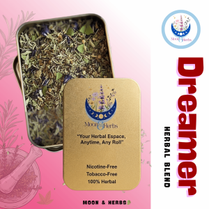 Moon & Herbs - Dreamer Dried Herbal for Lucid Dream & Improve Sleep (Loose Herbs & Pre rolled)
