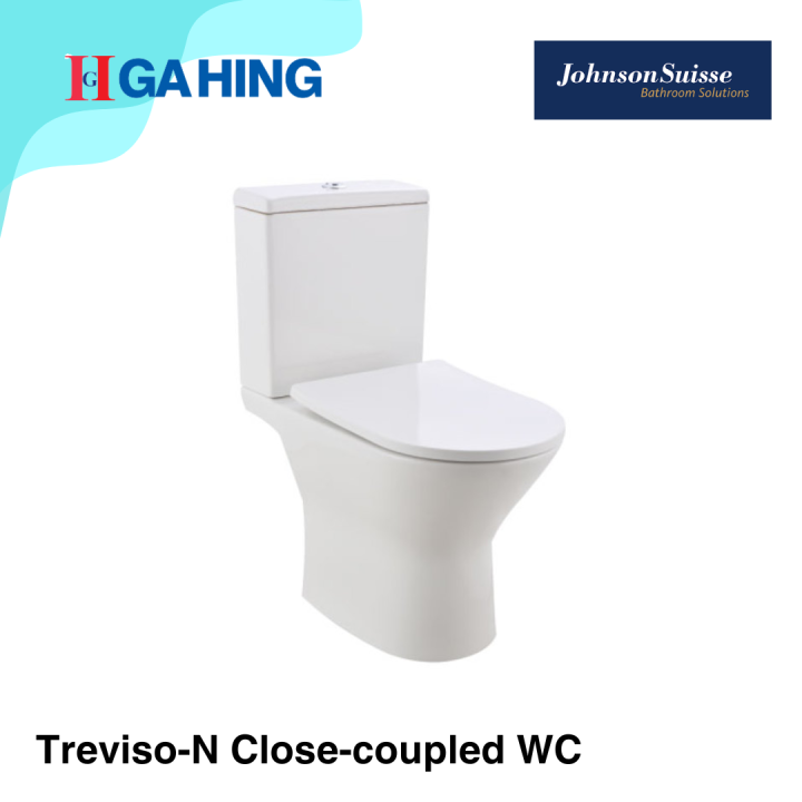 Johnson Suisse TrevisoN Close Coupled Toilet Bowl Water Closet Set S