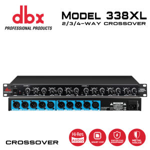 DBX 338XL professional electronic crossover stage genuine peripheral three stereo crossover balance input and output options four mono