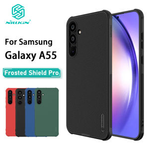 For Samsung Galaxy A55 5G Phone Case Nillkin Super Frosted Shield Pro Magnetic Hard PC+TPU Shell Shockproof Back Cover