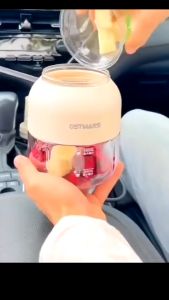 Máy Xay Sinh Tố Cầm Tay Mini Ostmars Sạc Tích Điện Dung Tích 500ml Đa Năng Nhỏ Gọn