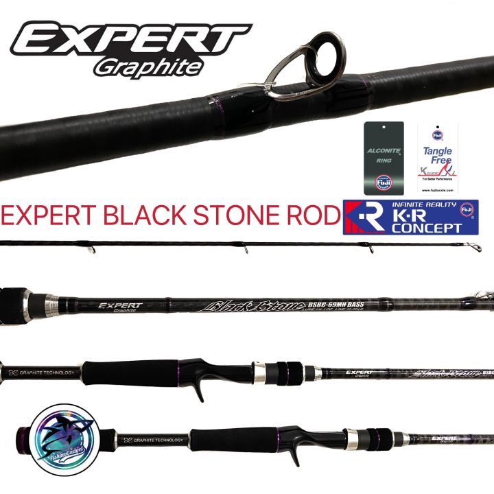 Expert Graphite Black Stone Baitcasting Rod Fishing Rod Jigging