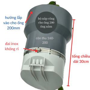 Nắp cống ngăn mùi chống côn trùng hiệu quả.