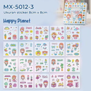 Sticker Aesthetic Kartun Korea Lucu 100 Pcs Waterproof DIY Diarybook Scrapbook MX-5012