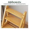 เก้าอี้บันได 4 ขั้น บันได เอนกประสงค์ พับได้ สูง 90cm ใช้ได้กับหลายสถานที่ปรับได้ 2 รูปแบบเก้าอี้ เก้าอี้ไม้. 
