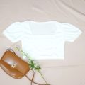AMANAH FASHION - ATASAN CROP TOP VELECIA TOP RIB / CROP TOP / ATASAN WANITA CROP TOP. 