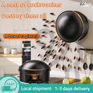12pcs【Imported from Japan】Effective Cockroach Killer Household kitchen Cockroach catcher bait Powder Cockroach Killing Bait Cockroach Medicine Cockroach Gel Bait tkill cockroach Cockroach eliminator Roach Killer Pesticide Pest Control Killer