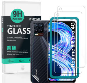 Ibywind Realme 8 / 8 Pro 4G [2PCS Pack] Tempered Glass Screen Protector With Easy Install Kit