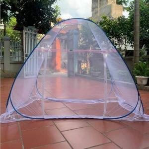 màn chụp tự bung đỉnh chóp Màn chụp tự bung đỉnh chóp người lớn Kim Ngân - mùng chụp tự bung chống muỗi cao cấp gấp gọn tiện dụng
