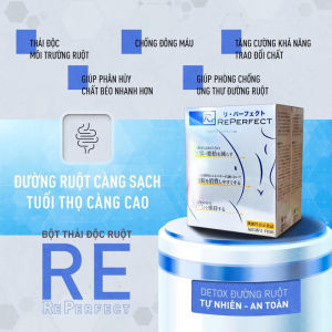 [Hàng Auth] Bột uống thải độc ruột Reperfect Nhật Bản - Hộp 30 gói