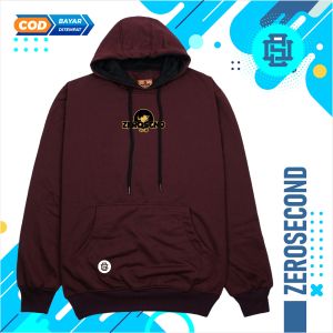 Zero.Second Sweater Hoodie Pria Autentic anime warna kuning Catton Flecee Gramasi 280S Tebal Free STIKER