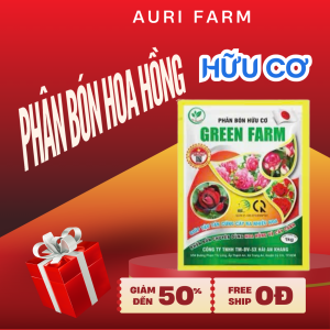 Phân bón hữu cơ chuyên cho Hoa Hồng và Cây Kiểng giúp cải tạo đất tăng đậu hoa - Green Farm - Gói 1kg