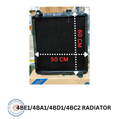RADIATOR FOR ISUZU 4Ba1 4Bc1 4Bd1 4Be1 4Bc2 Engine Copper (60 cm Height ...