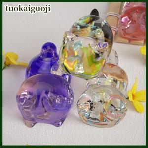 tuokaiguoji 3D Cat Epoxy Resin Mold DIY Three-dimensional Lying Cat Back Keychain Pen Holder Silicone Mold