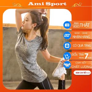 [Nhập RS0822 giảm 30k cho đơn 99k]Áo thun tập Gym Yoga nữ vải dầy dặn co giãn thoải mái ôm body siêu tôn dáng C01