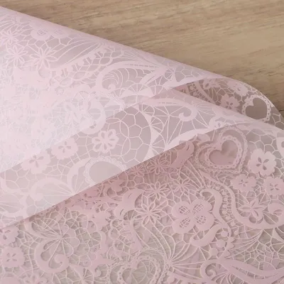 (56×56CM)20pcs Premium Korean Flower Wrapping Paper Transparent Waterproof Flower Wrapping Paper