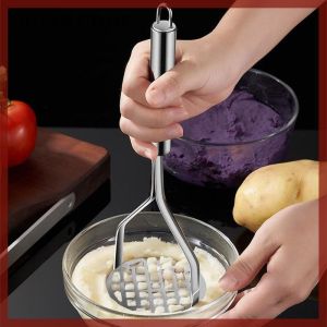 Stainless Steel Potato Masher Potatoes Crusher Pusher Potato Presser