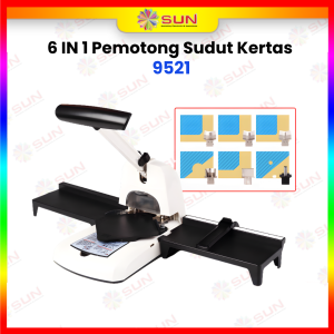 Alat Pelubang Kertas / Pembolong Kertas / Pingul Alat Potong Sudut Siku Kertas / Buku 1 rim - Round Corner Cutter ( Bikin Flash Card Kartu Nama Buku )